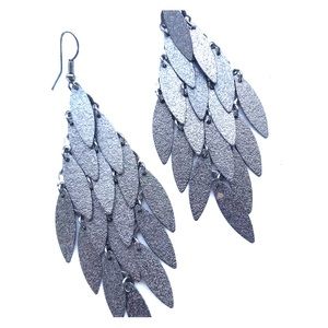 ▪️Charcoal Dangle Earrings ▪️